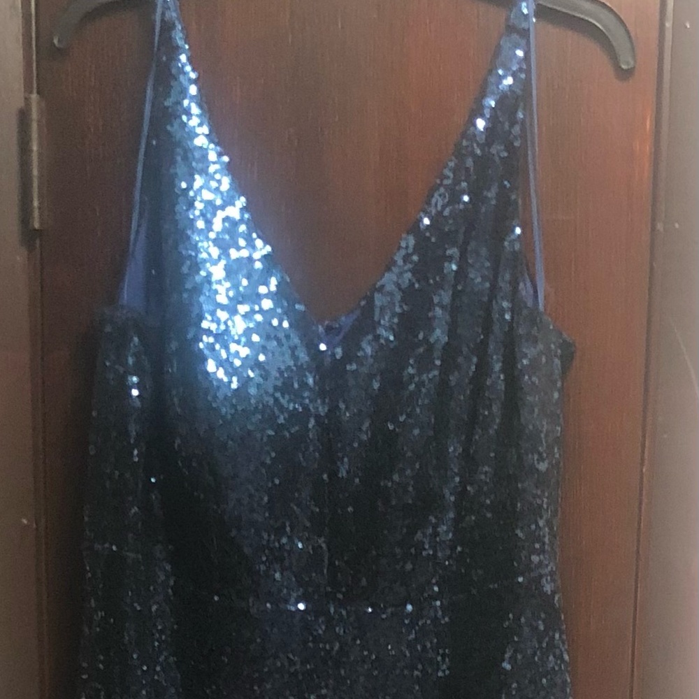 Full length sequined gown